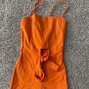 Orange Romper